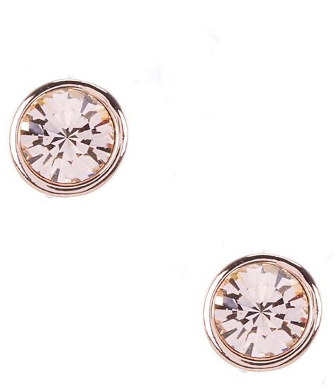 givenchy rose gold stud earrings.